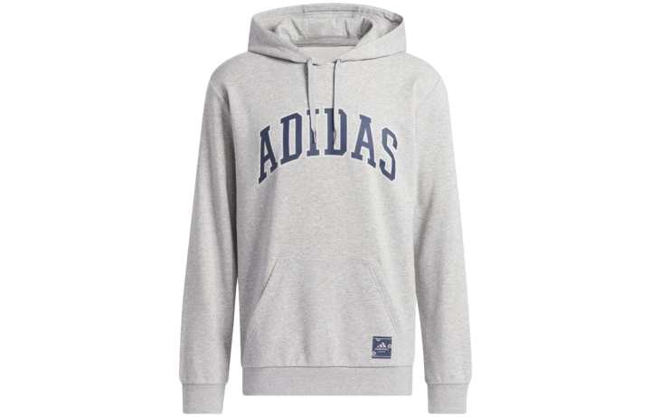 Adidas Adidas Sweatshirts Men's Light Gray Hooded Moderate Regular