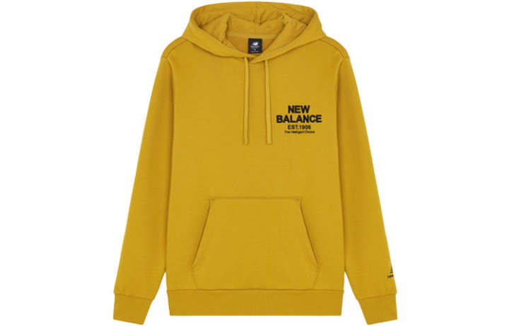 New Balance New Balance Sweatshirts Men's Yellow Hooded Moderate