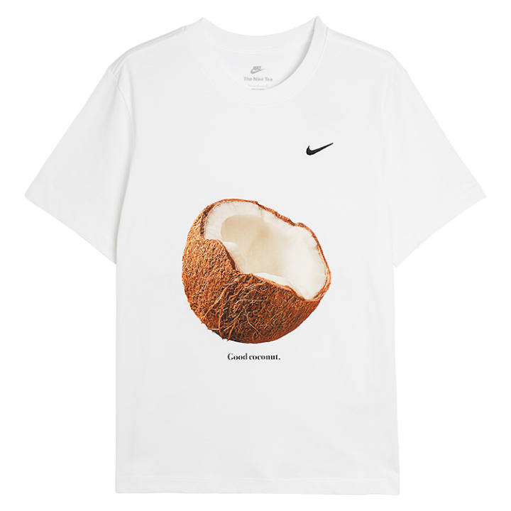 Nike Nike T Shirts Unisex White Crew Neck Moderate Straight Fit
