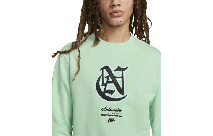 Nike Nike Sweatshirts Men's Green Crew Neck Moderate Other