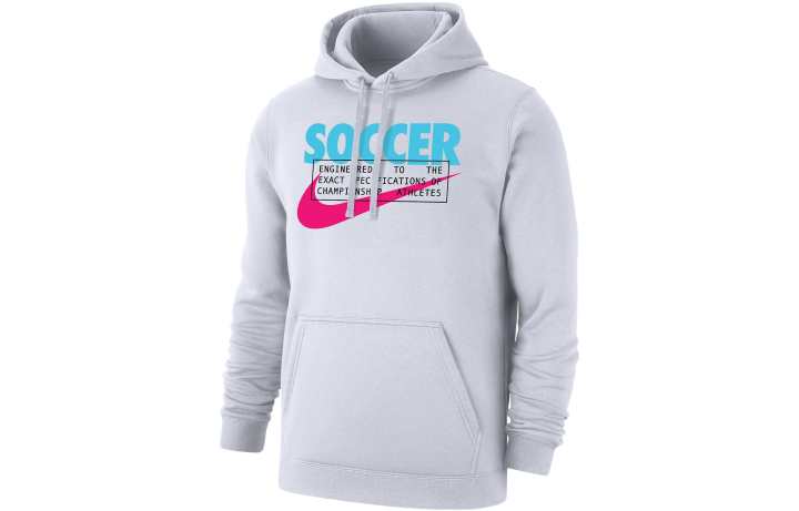 Nike Nike Sweatshirts Men's White Hooded Moderate Regular