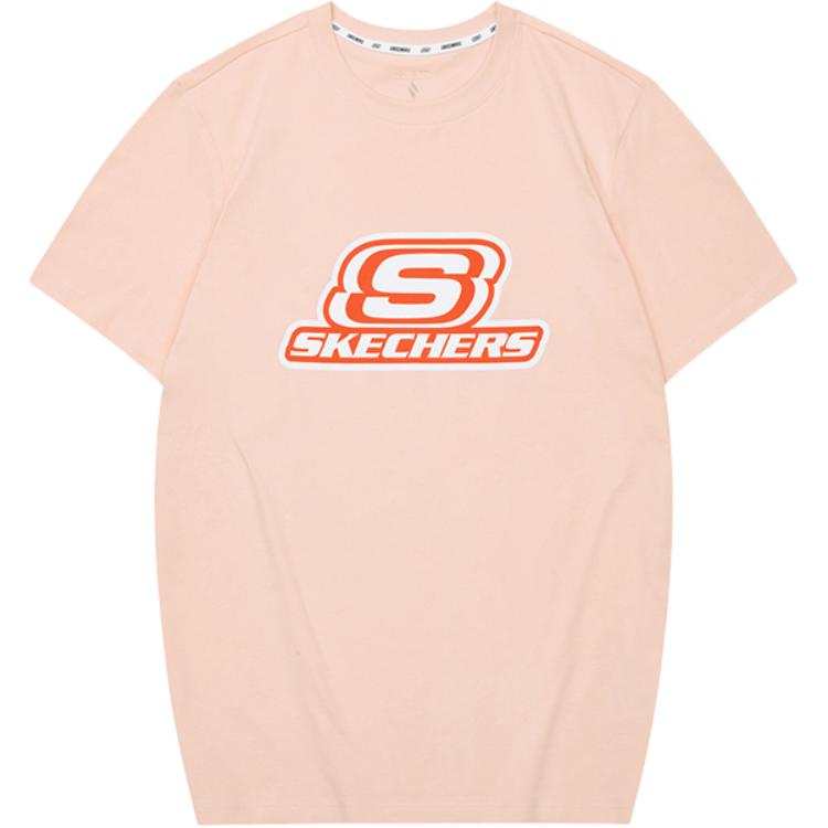 Skechers T Shirt Unisex Peach Pink