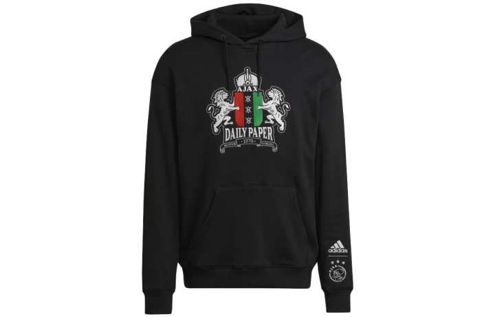 Adidas Adidas Sweatshirts Men's Black Hooded Moderate Regular