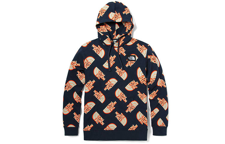THE NORTH FACE Sweatshirts Unisex Navy Blue Hooded Moderate Regular