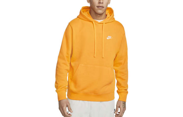 Nike Nike Sweatshirts Men's Orange Hooded Moderate Regular