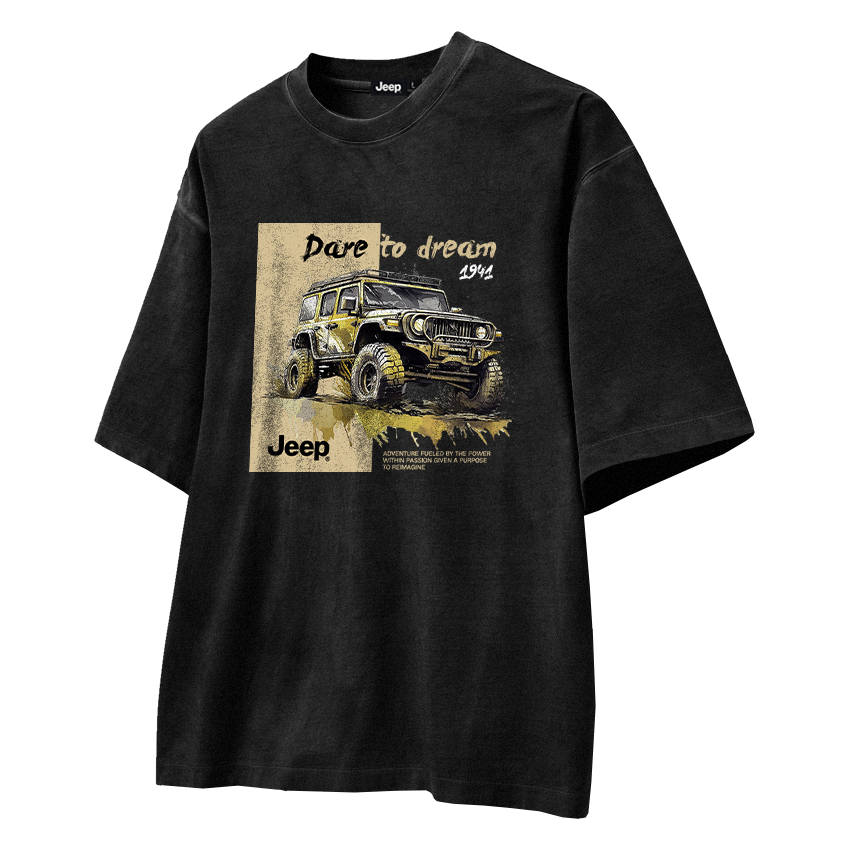 Jeep Armor Series T Shirts Unisex Crew Neck Moderate Heavyweight