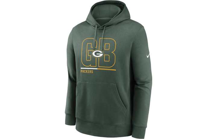 Nike Nike Sweatshirts Men's Green Hooded Moderate Regular