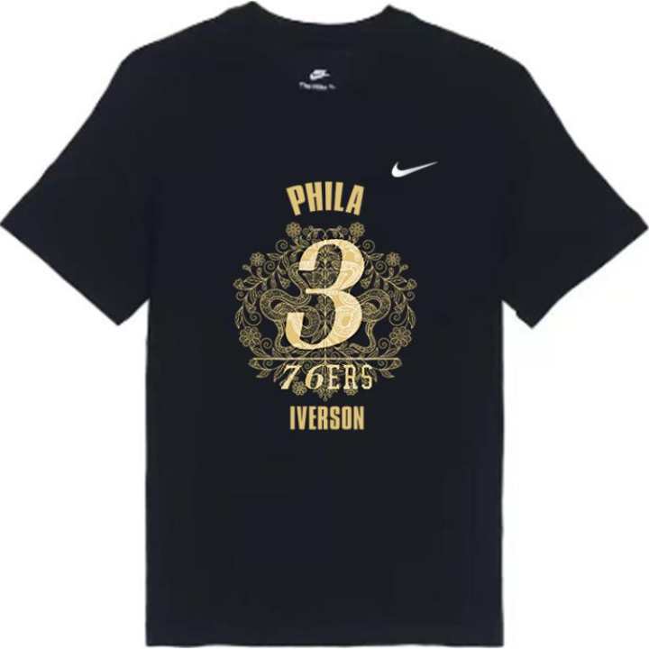 Nike Nike T Shirts Unisex Black Crew Neck Moderate Straight Fit