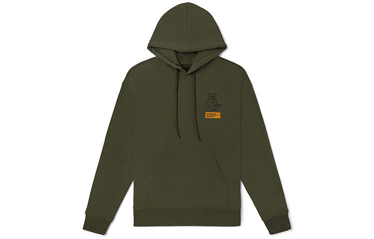 Vans Sweatshirts Unisex Green Hooded Moderate Regular