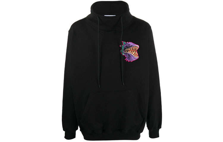 MSGM MSGM Sweatshirts Men's Black Turtleneck Moderate Regular