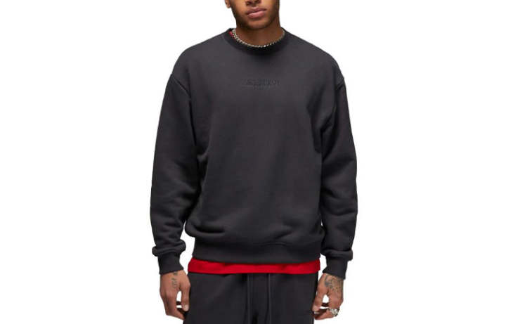 Jordan Jordan Air Sweatshirts Men's Dark Gray Crew Neck Moderate Regular