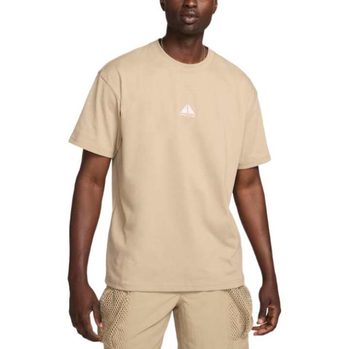 Nike Nike T Shirts Men's Khaki Crew Neck Moderate