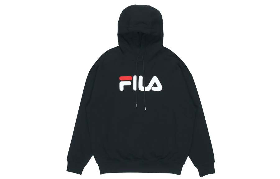 FILA Sweatshirts Unisex Black Hooded Moderate Other