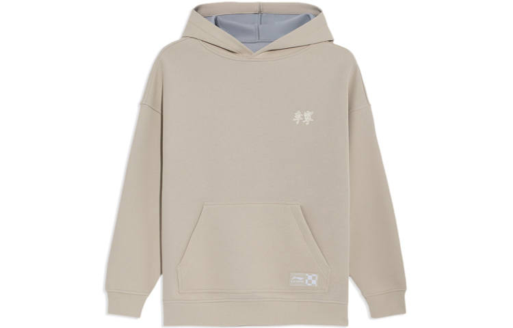 Li-Ning Li Ning Sweatshirt Unisex Oat Gray Between Gray Couple's