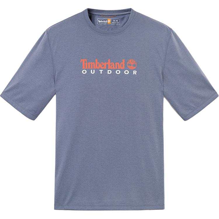 Timberland T Shirt Men's Medium Blue