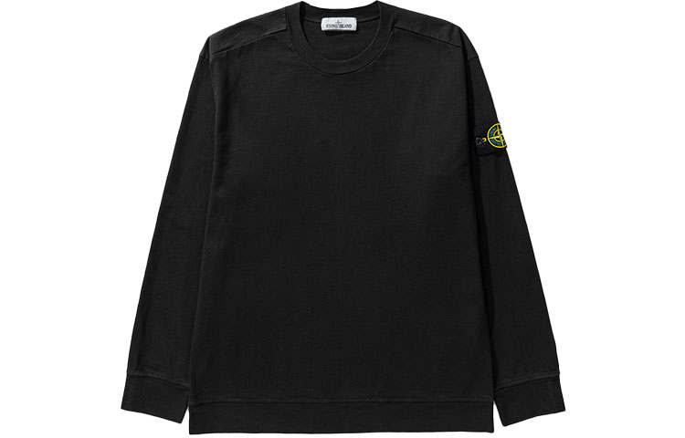 STONE ISLAND Stone Island logo-patch sweatshirt
