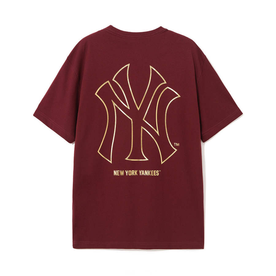 New Era T Shirt Couple, Trendy And Versatile Unisex Maroon