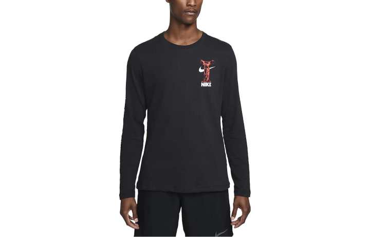 Nike Nike Sweatshirts Men's Black Crew Neck Moderate Regular