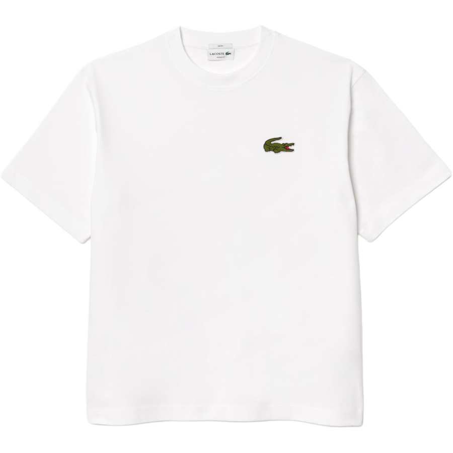 LACOSTE Loose Fit Heavy Badge T Shirt