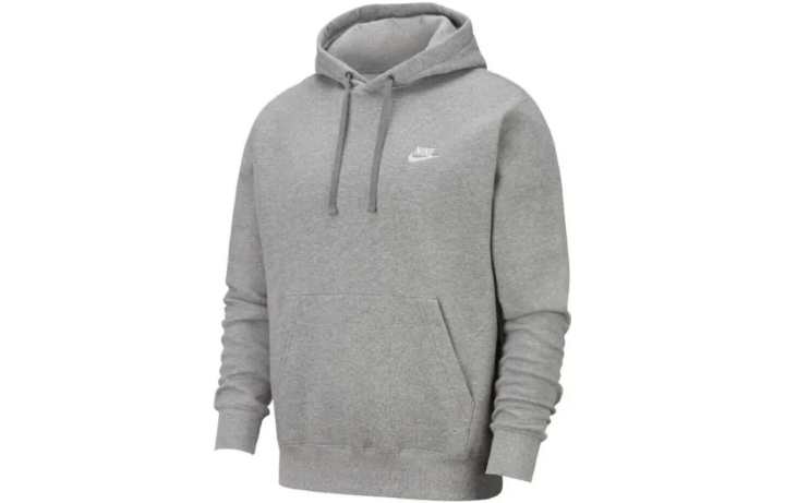 Nike Nike Sweatshirts Men's Gray Hooded Moderate Regular