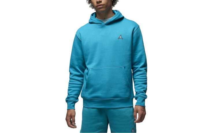 Jordan Jordan Brooklyn Fleece Sweatshirts Men's Blue Hooded Moderate Regular