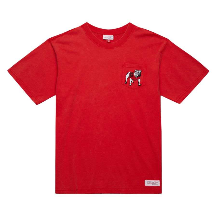 Mitchell Ness Mitchell Ness x NCAA T Shirt Men's Red