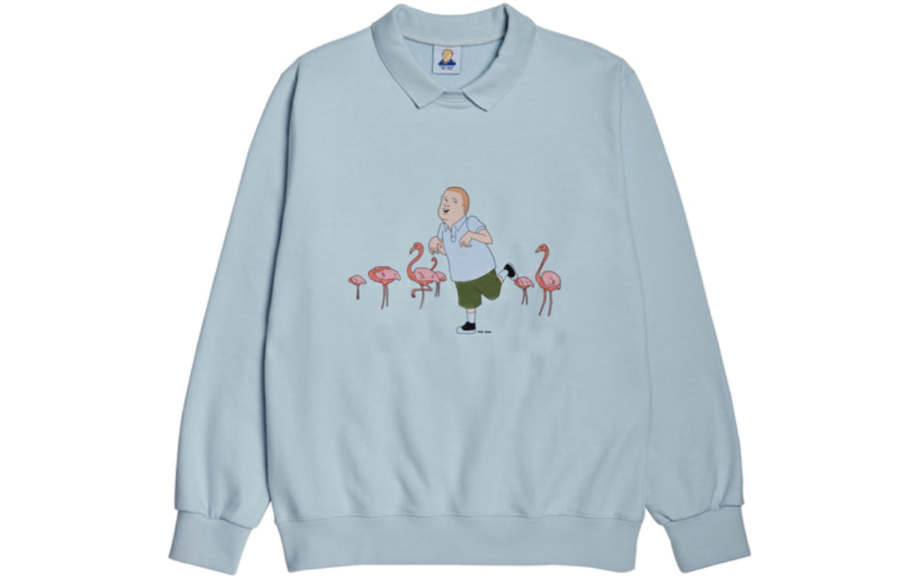 Acme De La Vie Acme De La Vie/ADLV x King Of The Hill Adlv X King Of The Hill Sweatshirt Unisex Light Blue