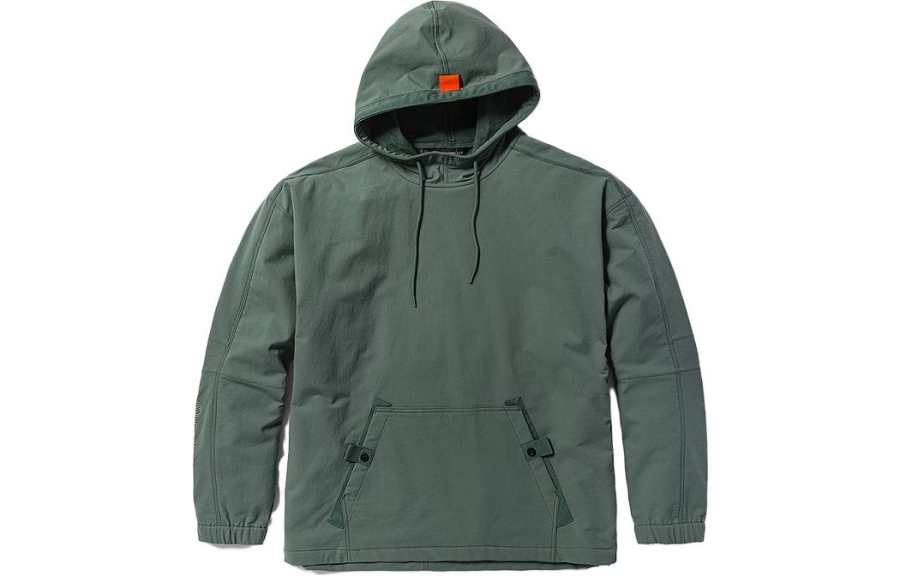Timberland Sweatshirts Unisex Fatty Green Hooded Thickened Regular