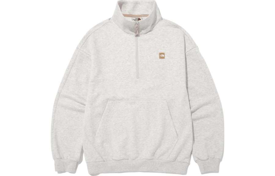 THE NORTH FACE Sweatshirts Men's White Stand Collar Moderate Other