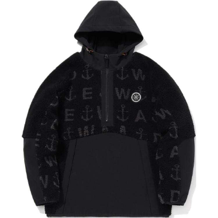 Li-Ning Li Ning Sweatshirts Men's Black Hooded Moderate Regular