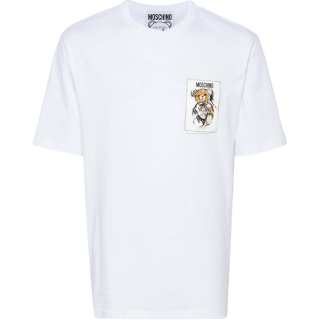 MOSCHINO Teddy Printed Crewneck T Shirt