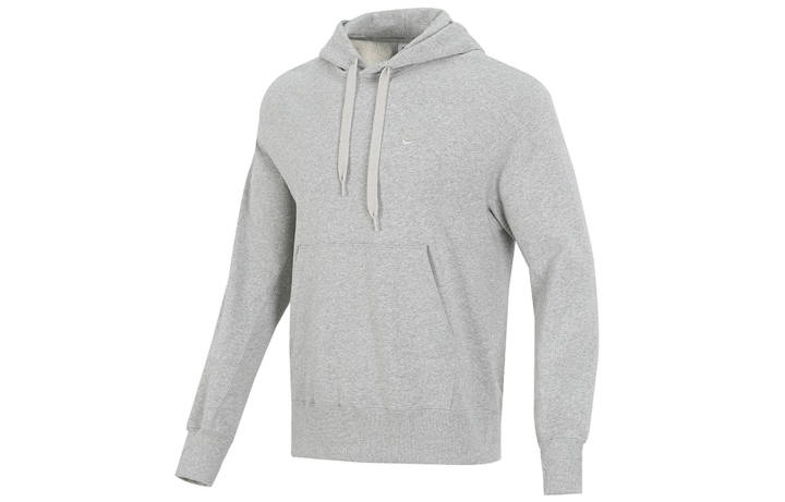 Nike Nike Sweatshirts Men's Light Gray Hooded Moderate Regular