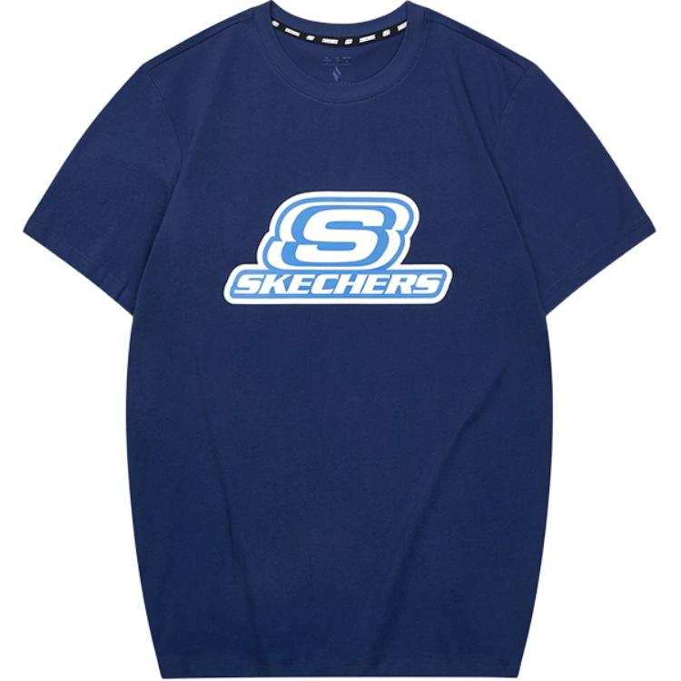 Skechers T Shirt Unisex Medieval Blue
