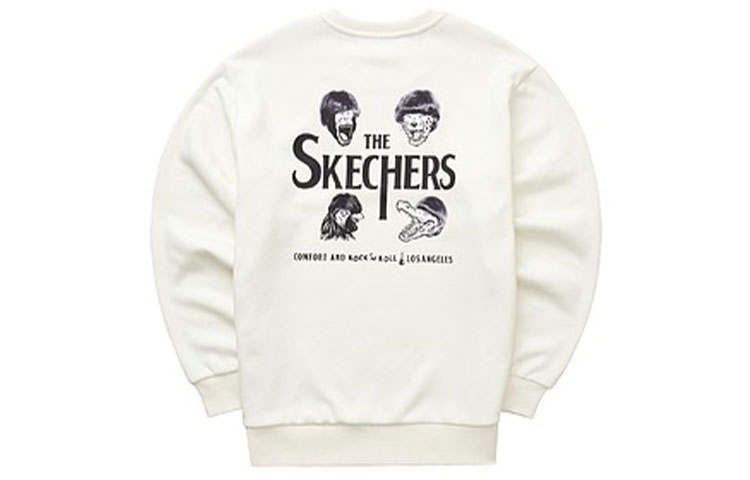 Skechers Sweatshirts Unisex Crew Neck Thickened Regular