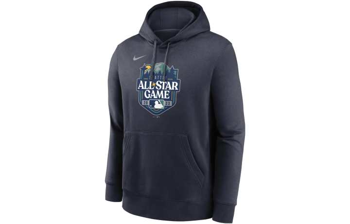 Nike Nike Sweatshirts Men's Marine Blue Hooded Moderate Other