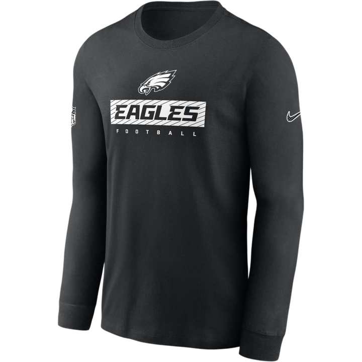 Nike Nike Philadelphia Eagles Sideline Team Issue Men's Nike Dri-FIT Nfl Long-Sleeve T-Shirt