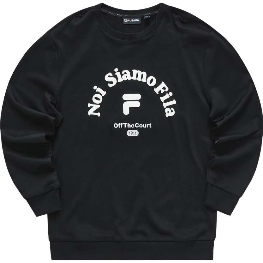 FILA FUSION Noi Siamo Sweatshirt Men's Jet Black
