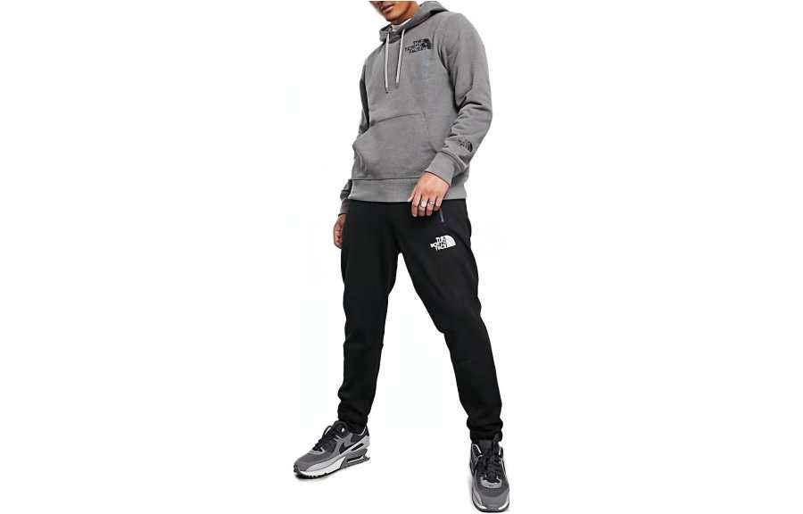 THE NORTH FACE Sweatshirts Men's Gray Hooded Moderate Regular