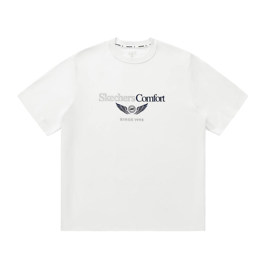 Skechers Elegant Diamond Collection T Shirt Unisex Bright White