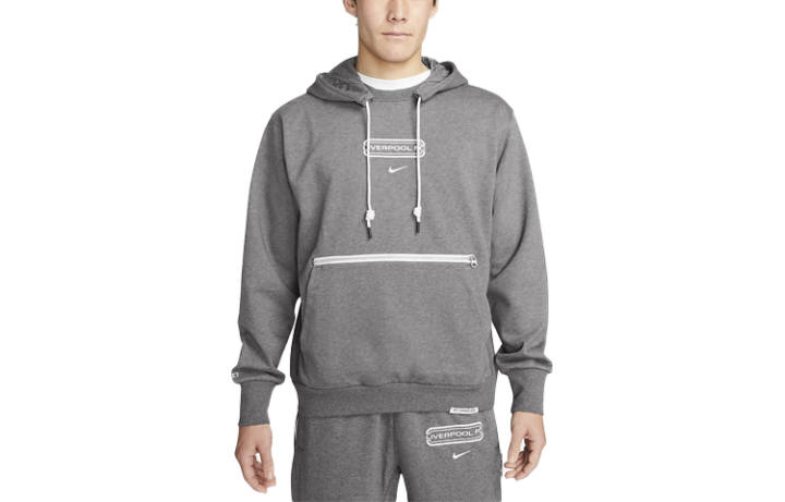 Nike Nike Sweatshirts Men's Gray Hooded Moderate Regular