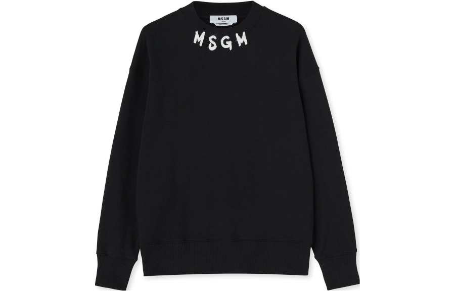 MSGM MSGM Logo-print Cotton Sweatshirt