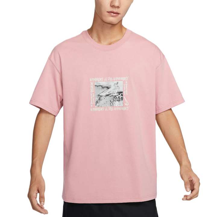 Nike Nike Sportswear T Shirt Men's Rusty Pink