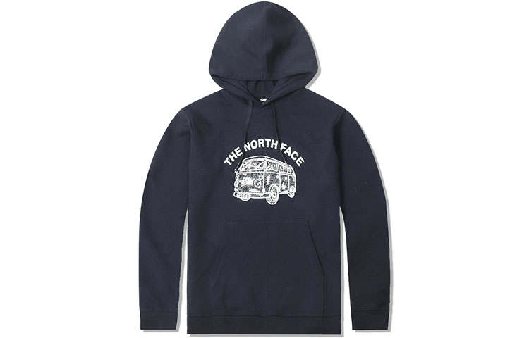 THE NORTH FACE Sweatshirts Unisex Dark Blue Hooded Moderate Regular