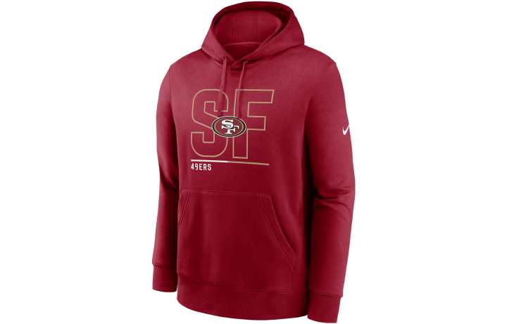 Nike Nike San Francisco 49ers Busted Play Club Men's Nike Nfl Pullover Hoodie