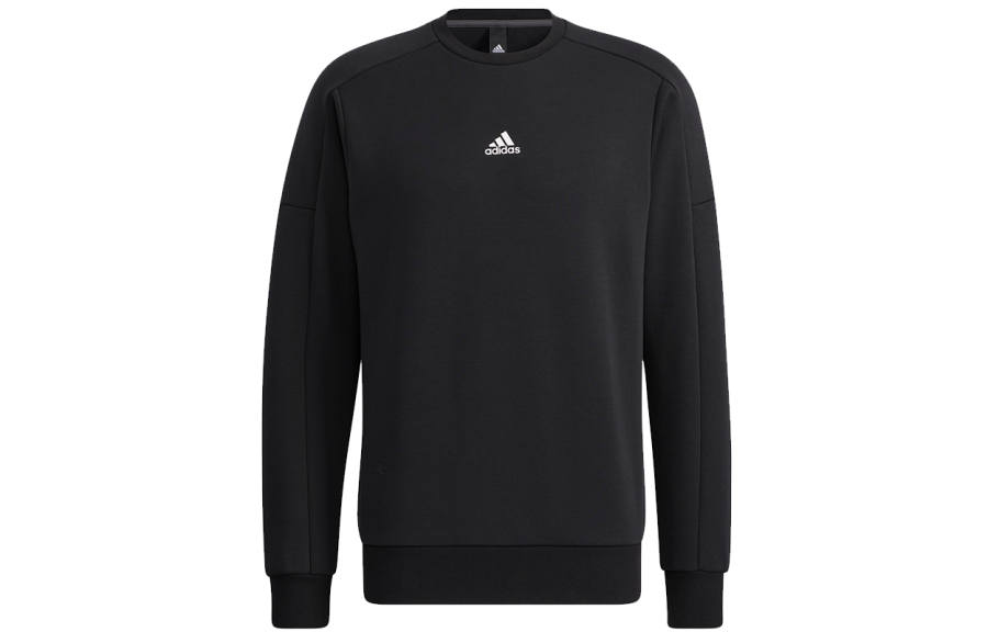 Adidas Adidas Sweatshirts Men's Black Crew Neck Moderate Regular