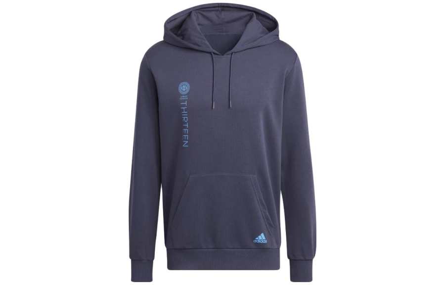Adidas Adidas Sweatshirts Men's Blue Hooded Moderate Regular