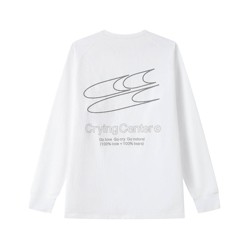 Crying Center T Shirt Unisex White