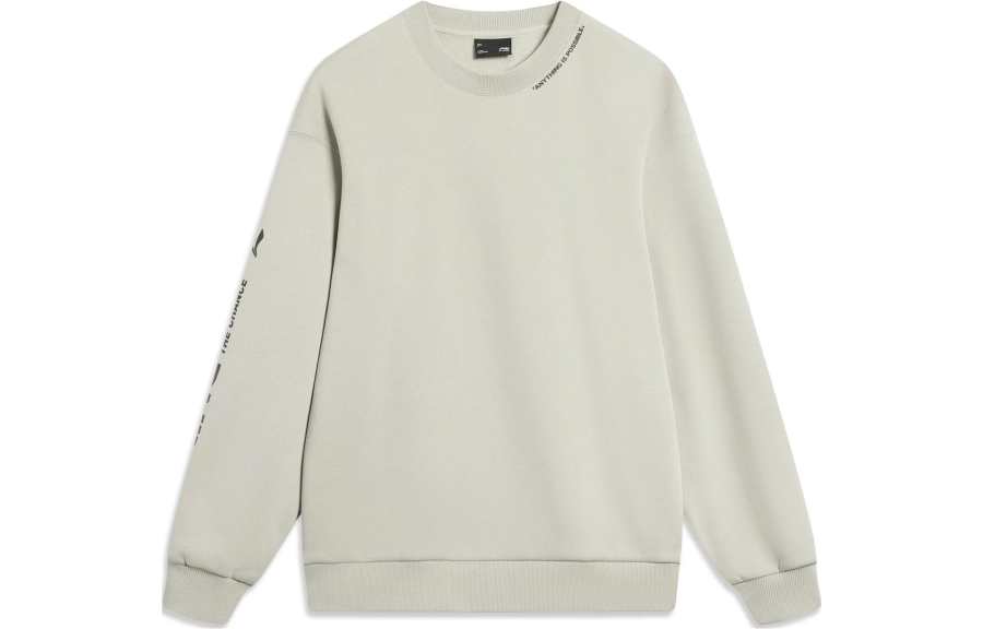 Li-Ning Li Ning Sports Life Collection Sweatshirt Unisex Willow Gray