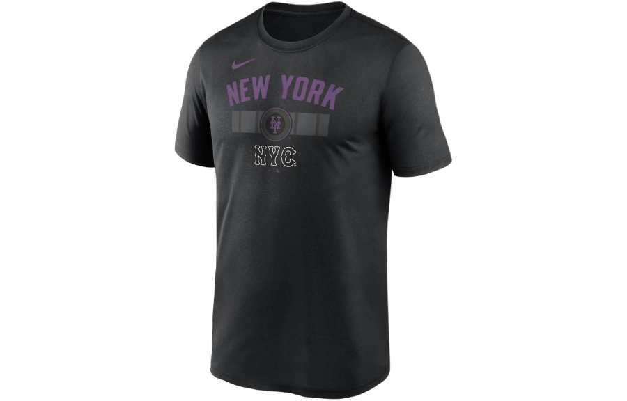 Nike Nike X MLB Nike X MLB T Shirts Men's Black Crew Neck Moderate Straight Fit