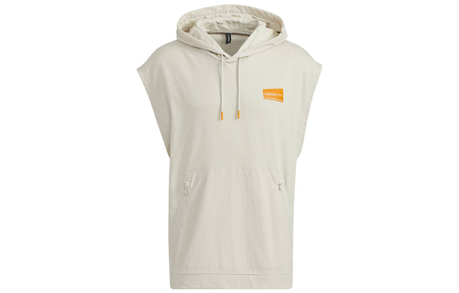Adidas Neo Sweatshirts Men's Ecru Hooded Moderate Other